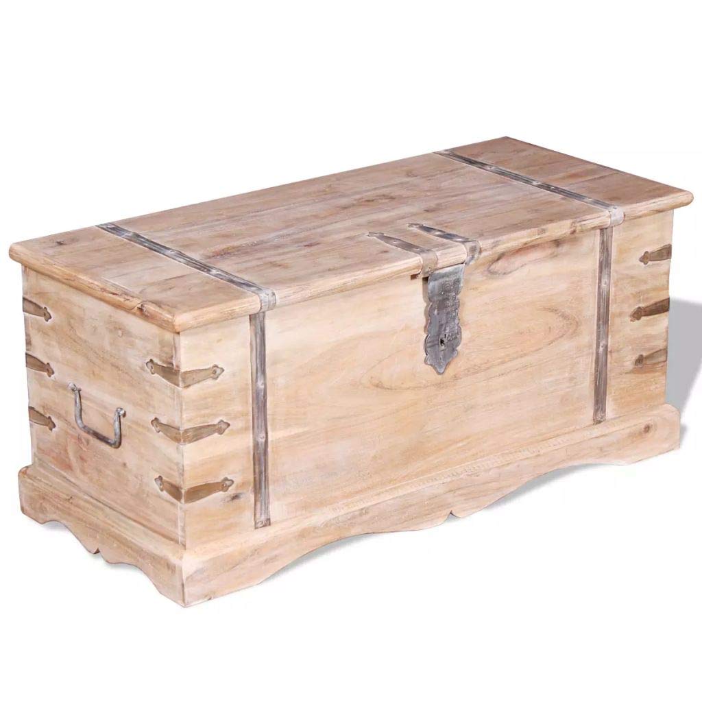 Aufbewahrungstruhe Spielzeugkiste mit grosser Stauraum, Vintage Betttruhe, Flur, Schlafzimmer, Wohnz