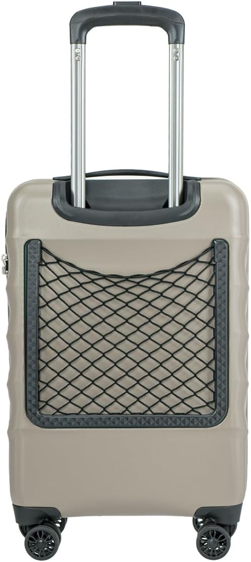 PUCCINI Polycarbonat Koffer Valencia Hartschalenkoffer Handgepäck Trolley Leicht Reisekoffer mit Zwi