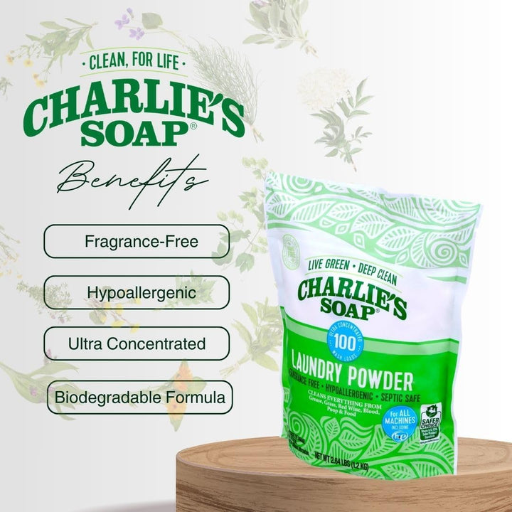 Charlies Seife Waschpulver 40 oz 1 1.20 kg (1er Pack)