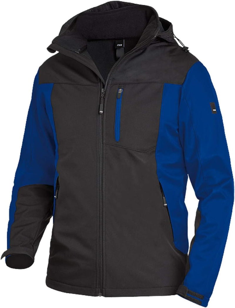 FHB Arbeit Softshelljacke "Jannik", 1 Stück, S, königsblau/schwarz, 79105-3620-S S Königsblau / Schw