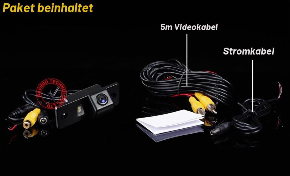 HD CCD Auto Rückfahrkamera mit Wasserdicht integriert in Nummernschild Rückfahrsystem für VW Volkswa