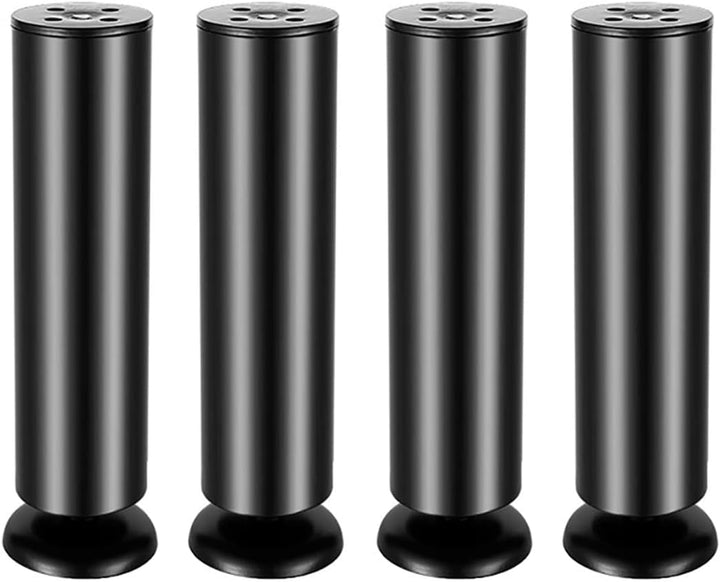 Qrity 4 Stück 20cm Möbelfüsse Edelstahl Schrankfüsse Möbelfüsse Verdicken für Sofa, Tisch, Schränke,