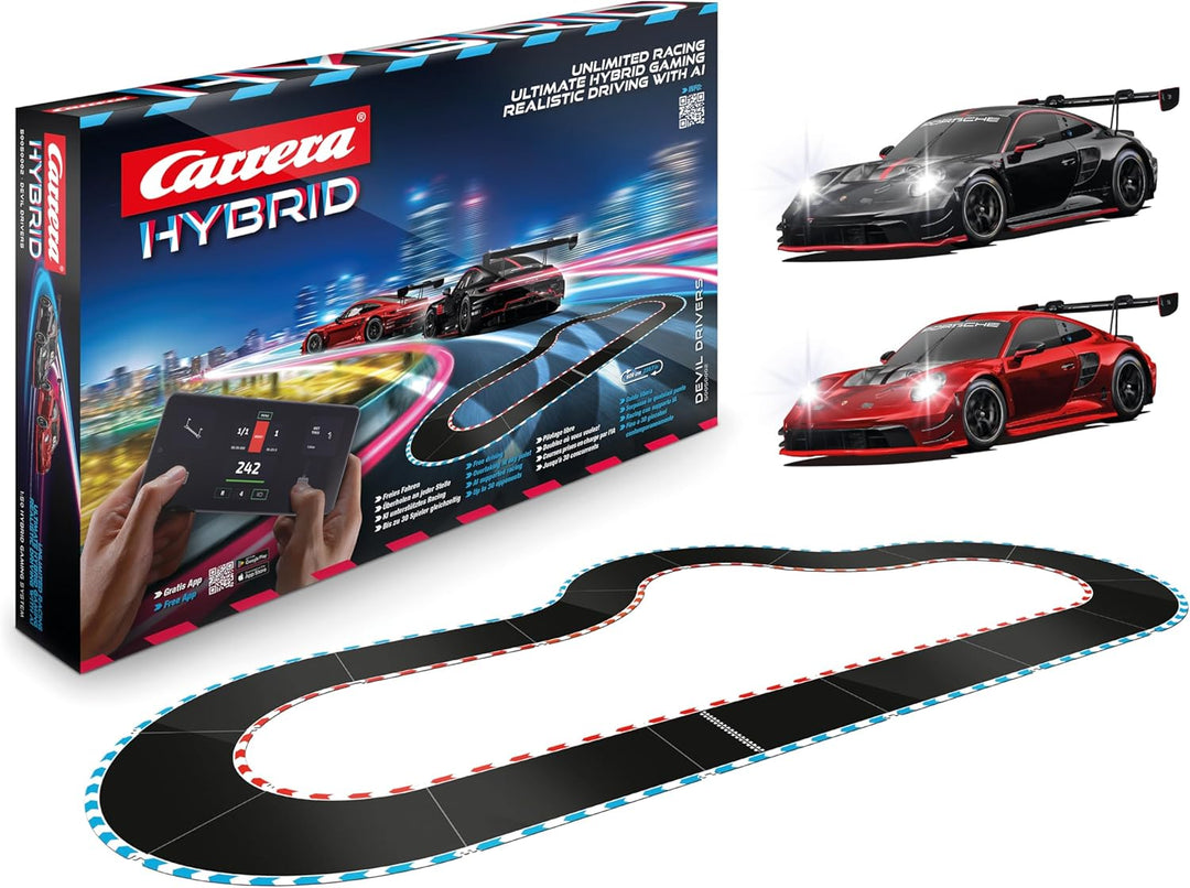 Carrera HYBRID Devil Drivers, Rennspass der neuen Generation, Legendäre Rennboliden Porsche 911 GT3