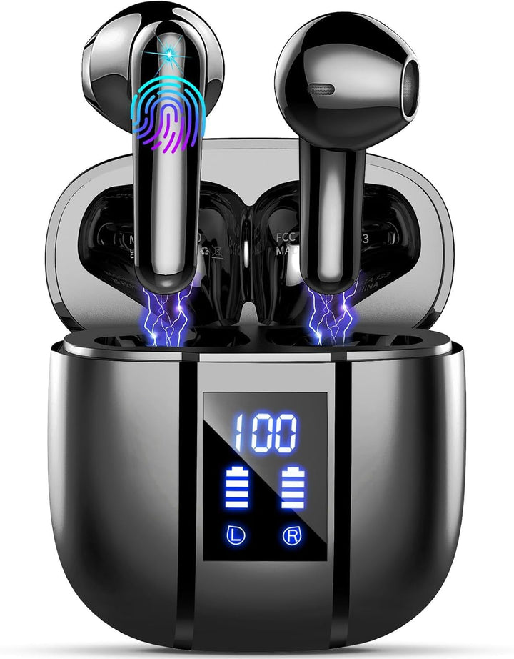 Bluetooth Kopfhörer, 2025 Neu Kopfhörer Kabellos Bluetooth 5.4 In Ear Kopfhörer mit 4 ENC Noise Canc