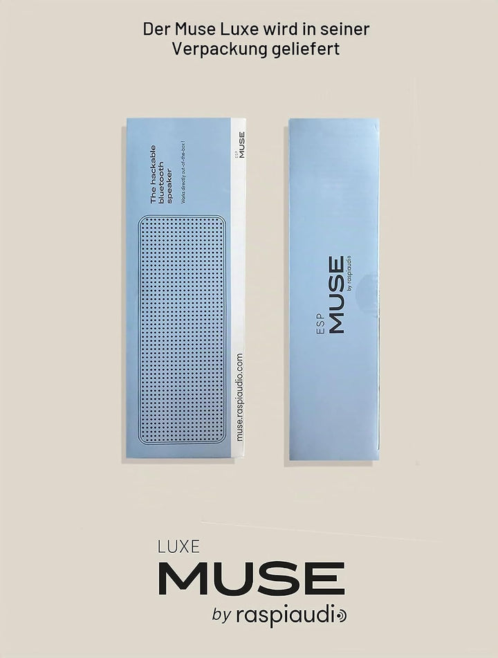Muse Luxe V2 2025 -Hackable Bluetooth Speaker ESP32 11W Home Assistant ESPHome Squeezelite Lyrion Me