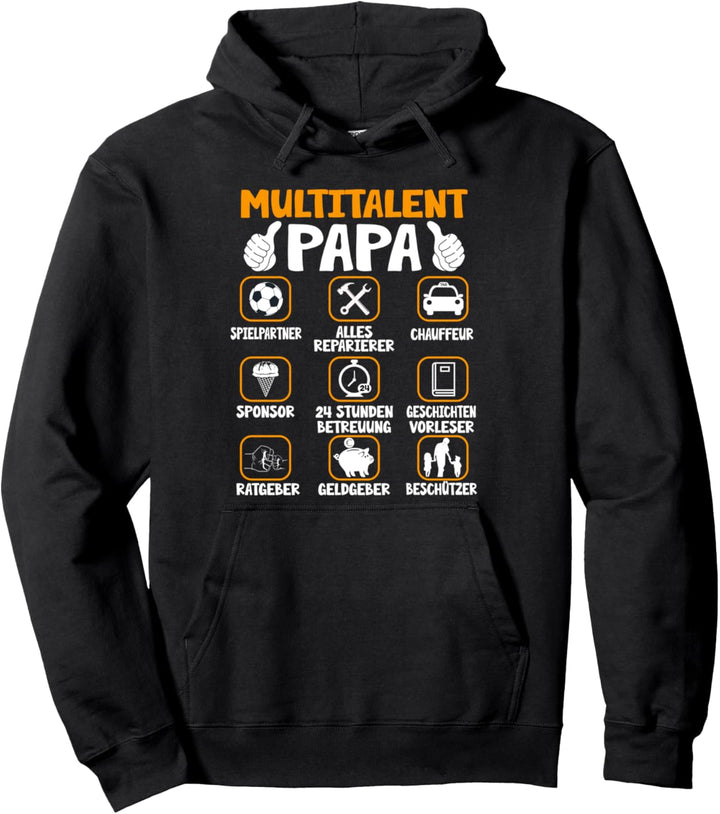 Vatertag Multitalent Bester Papa Pullover Hoodie