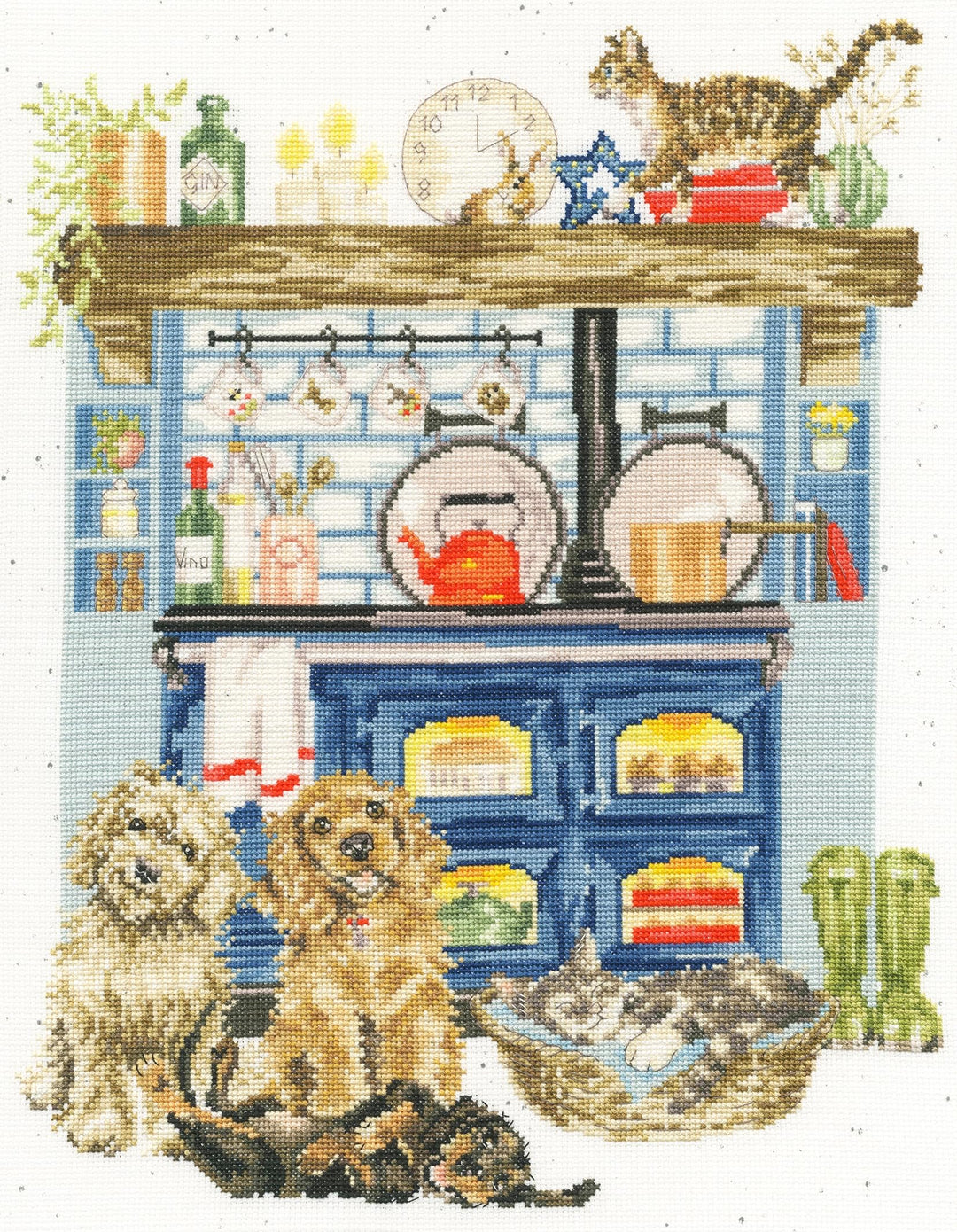 Bothy Threads Kreuzstich-Set, Motiv Country Kitchen