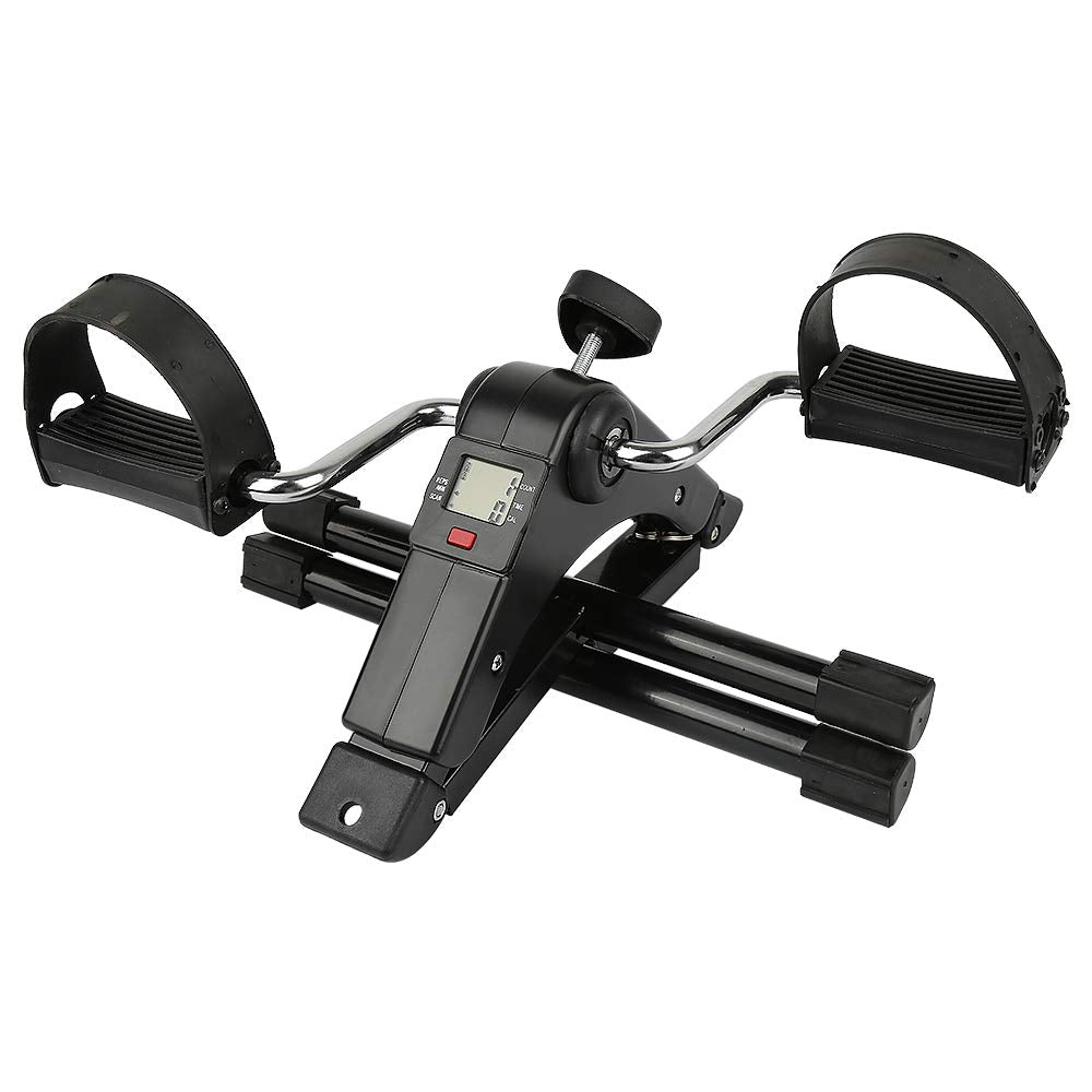 Mini-Heimtrainer, faltbar, tragbar, mit LCD-Monitor, Widerstand kann angepasst werden, geeignet für