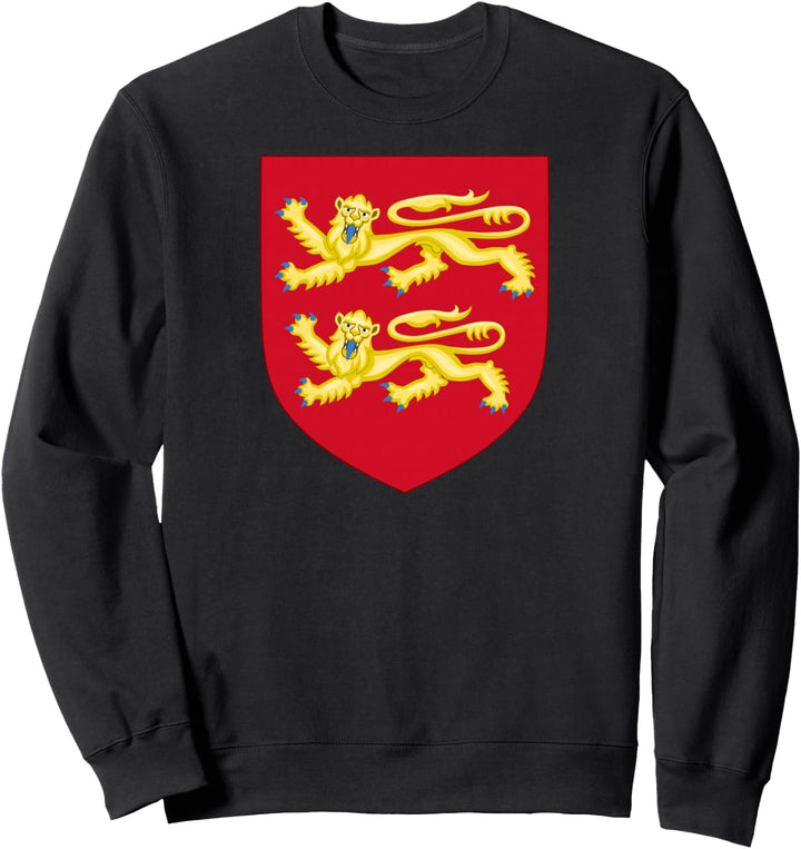 Wappen der Normandie Mittelalterliche Heraldik Sweatshirt