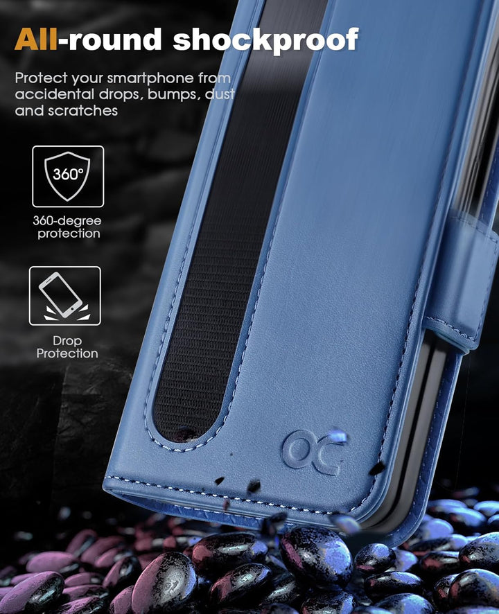 OCASE Aktualisierte Version Hülle Samsung Galaxy Z Fold 5 5G Handyhülle [mit S Pen Halter] [Vorderse