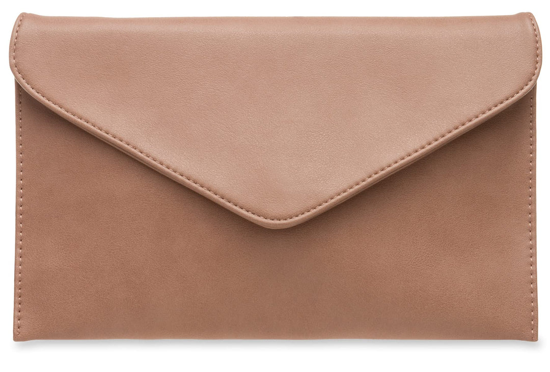 Caspar TA310 Damen Clutch Einheitsgrösse Altrosa, Einheitsgröße Altrosa