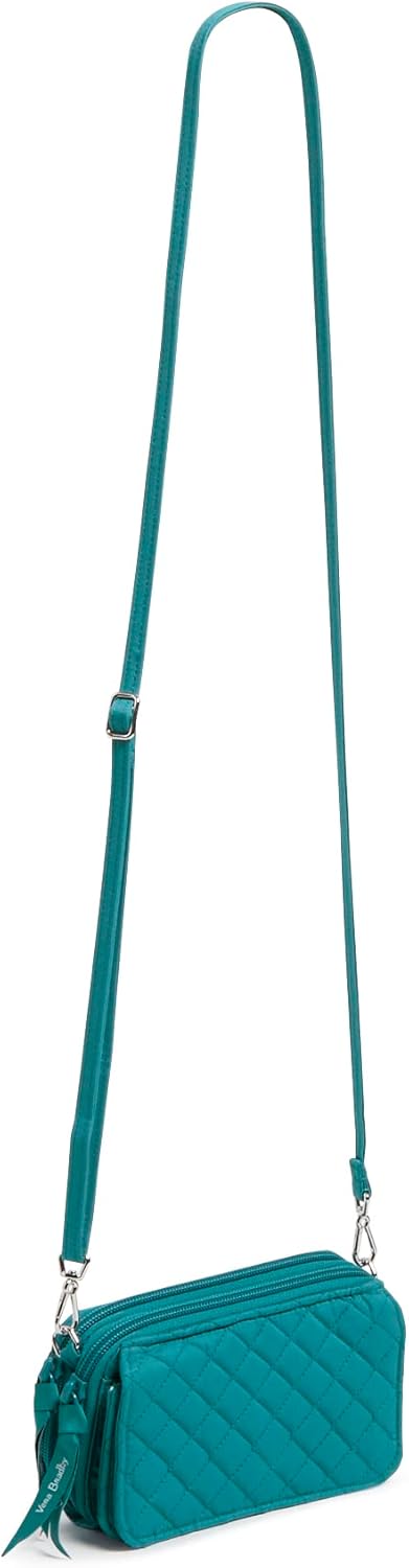 Vera Bradley Damen Iconic RFID All in One Crossbody, Signature Cotton Umhängetasche, Handtasche Fore