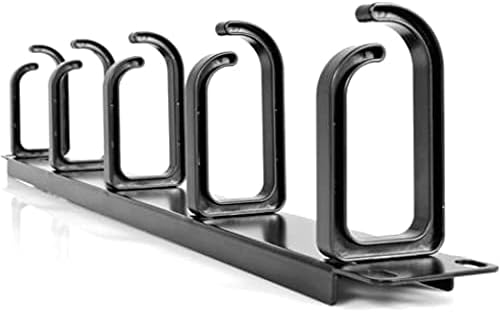 StarTech.com 1HE 19" Metall Kabelführung zur Rack-Montage 1U D-Ringhaken, 1U D-Ringhaken
