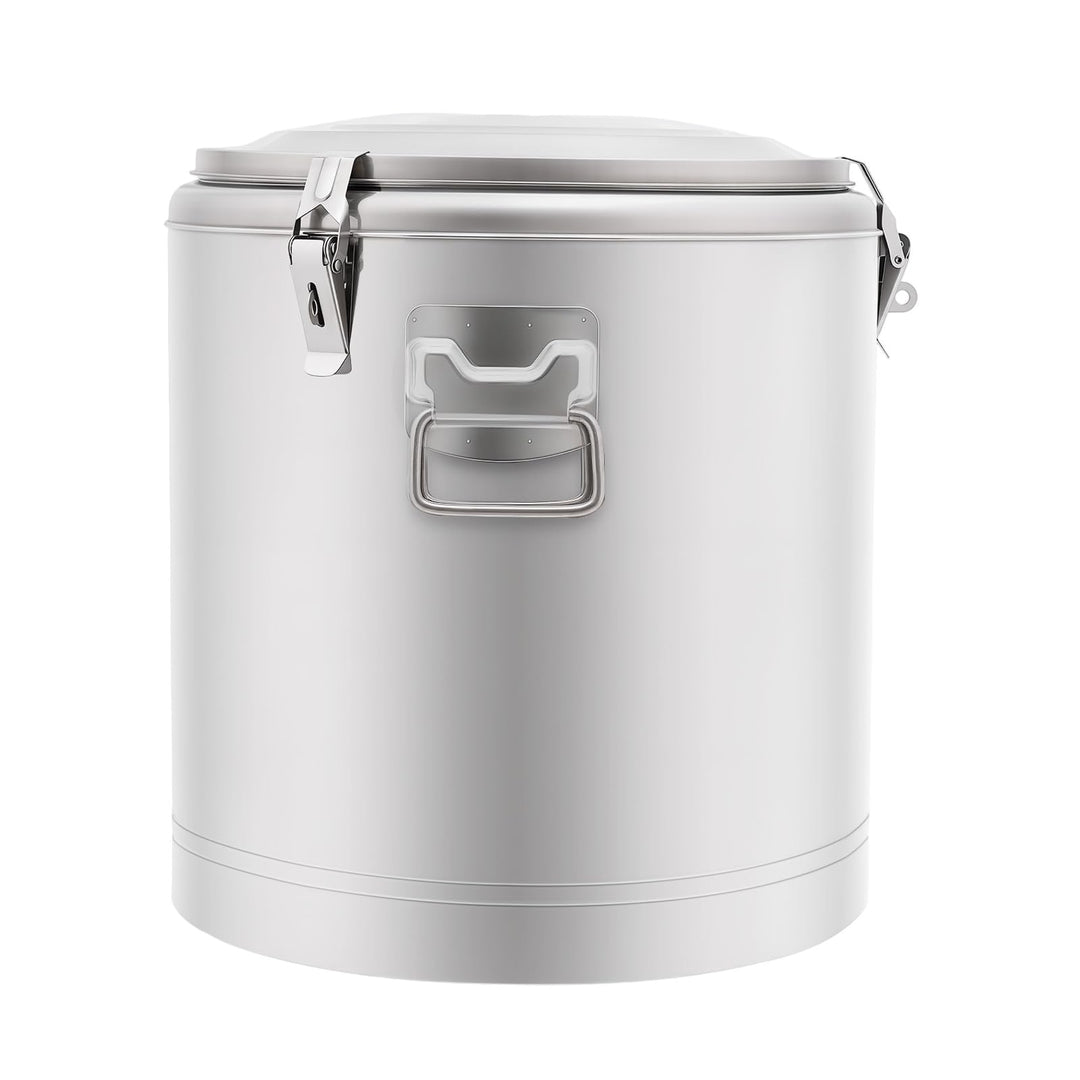 20L/40L Thermobehälter Eimer,Edelstahl Isolierter Eimer Mit Deckel Warmhaltebehälter Thermo-Behälter