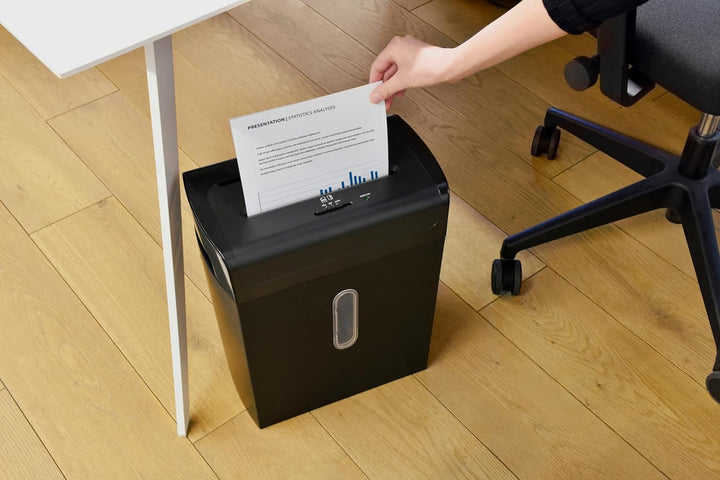 monolith 190MOLU144 - Aktenvernichter mit Auffangbehälter 20 L, Schredder mit Cross Cut Partikelschn