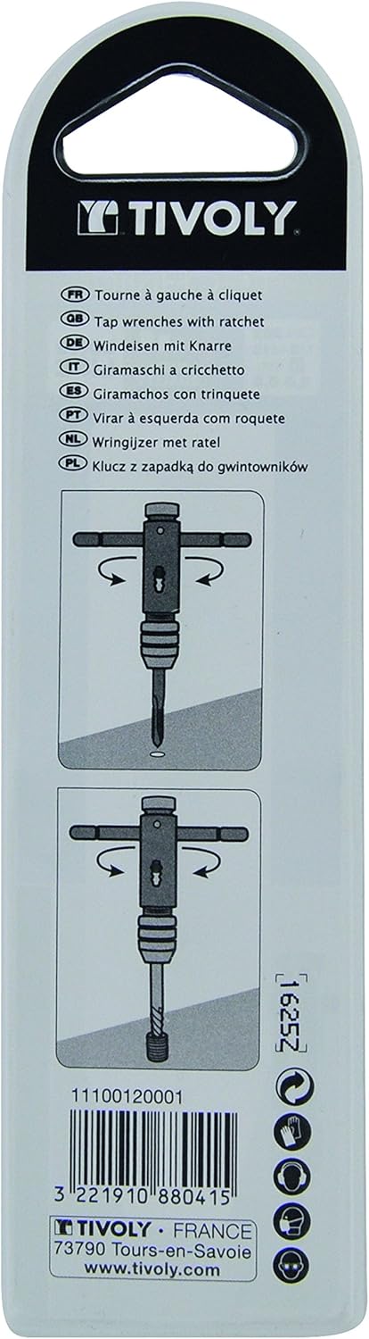 Tivoly 11100110015 – WINDEISEN manuell Ø mm.1,5/2 à 8, Ø mm.1,5/2 à 8 -