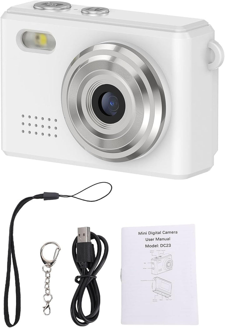 Annadue Keychain Digitalkamera 1080P 12 MP mit 0,96 Zoll Display, 6 Filtern, LED Licht, Tragbarer Re