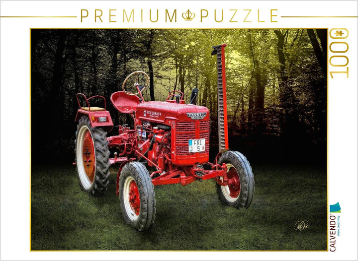 CALVENDO Puzzle Oldtimer Traktor McCormick 1000 Teile Lege-Grösse 64 x 48 cm Foto-Puzzle Bild von Pe