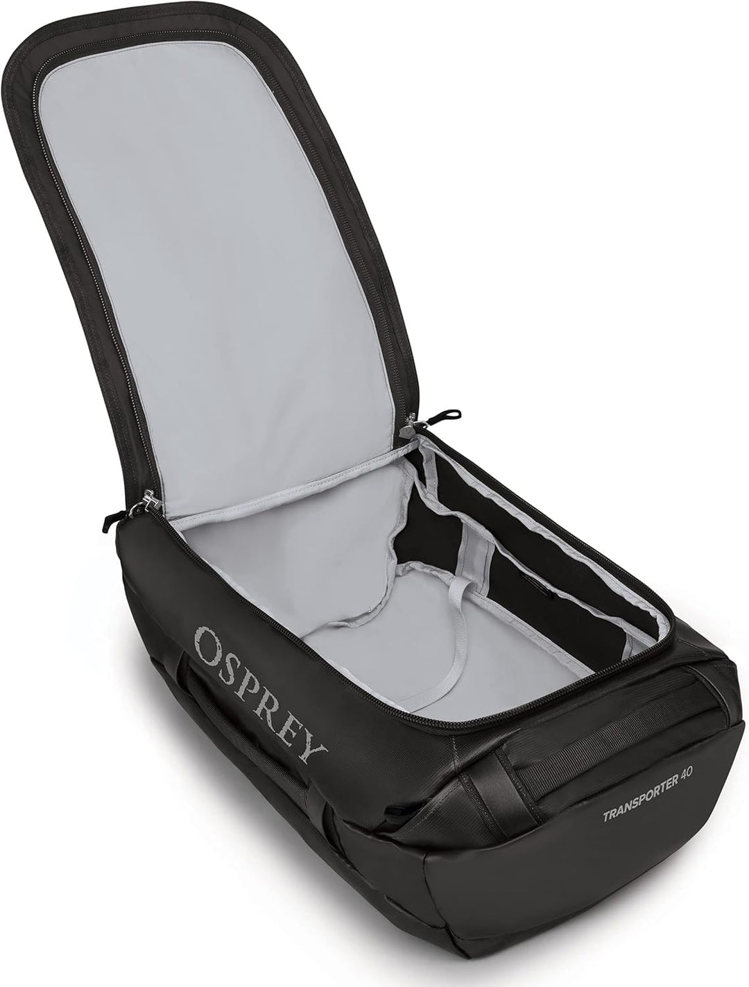 Osprey Unisex – Erwachsene Transporter 40 Duffel Bag Einheitsgrösse Schwarz, Einheitsgrösse Schwarz