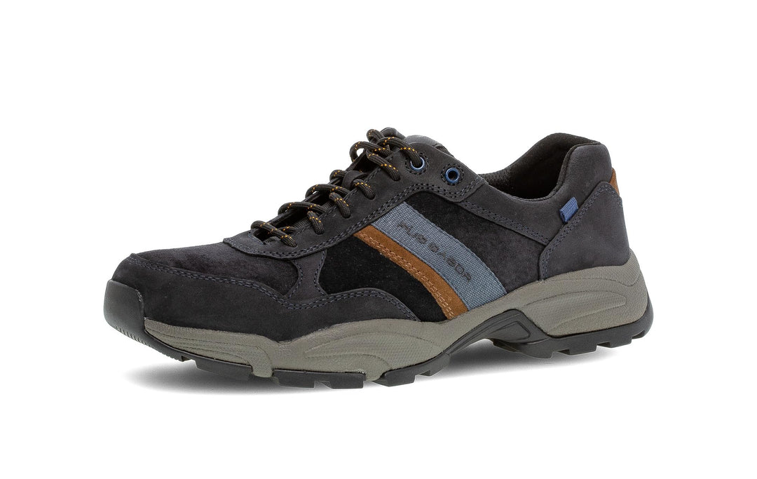 Pius Gabor Herren Sneaker Low,Halbschuhe,Wechselfussbett,zertifiziertes Leder,Freizeitschuhe,Turnsch