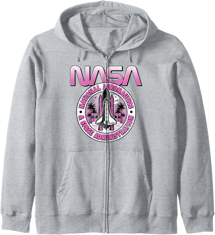 NASA Pink Logo Kapuzenjacke