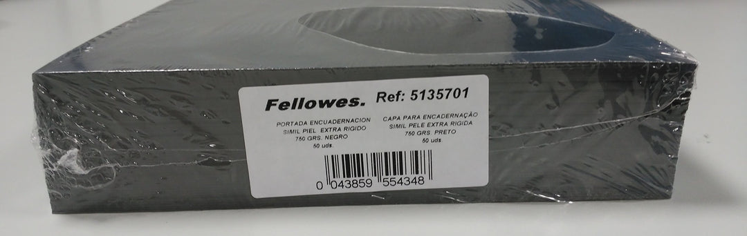Fellowes 5135701 Deckblätter zum Binden, fester Karton, A4 A4 schwarz, schwarz