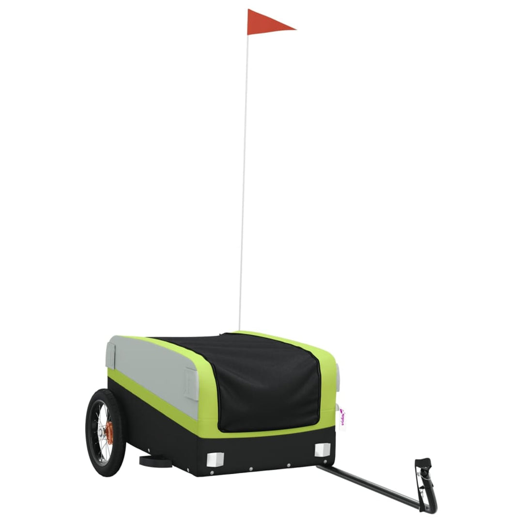 Fahrradanhänger 30kg Eisen Rot/Schwarz,Robust &amp; Vielseitig | Robustes Eisengestell, hohe Tragkraft,