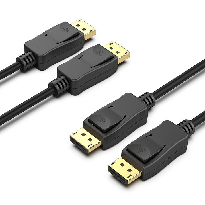 BENFEI [VESA zertifiziert] DisplayPort DP 1.2 Kabel 1,8M 4K, 2 Stück DisplayPort auf DisplayPort Kab