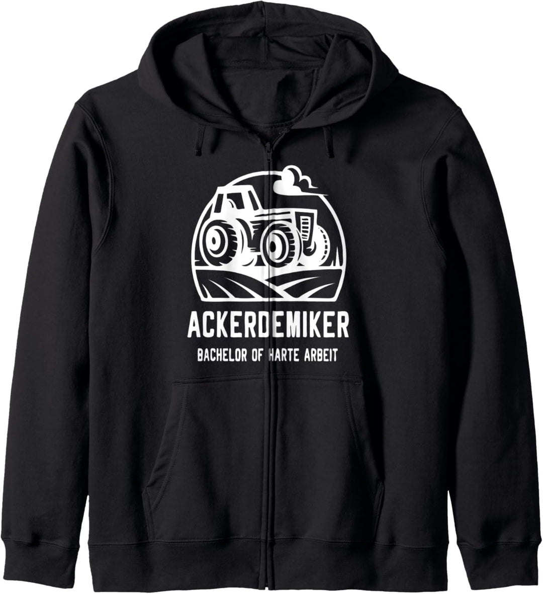 Bauer Geschenk Traktor Bachelor of harte Arbeit Ackerdemiker Kapuzenjacke