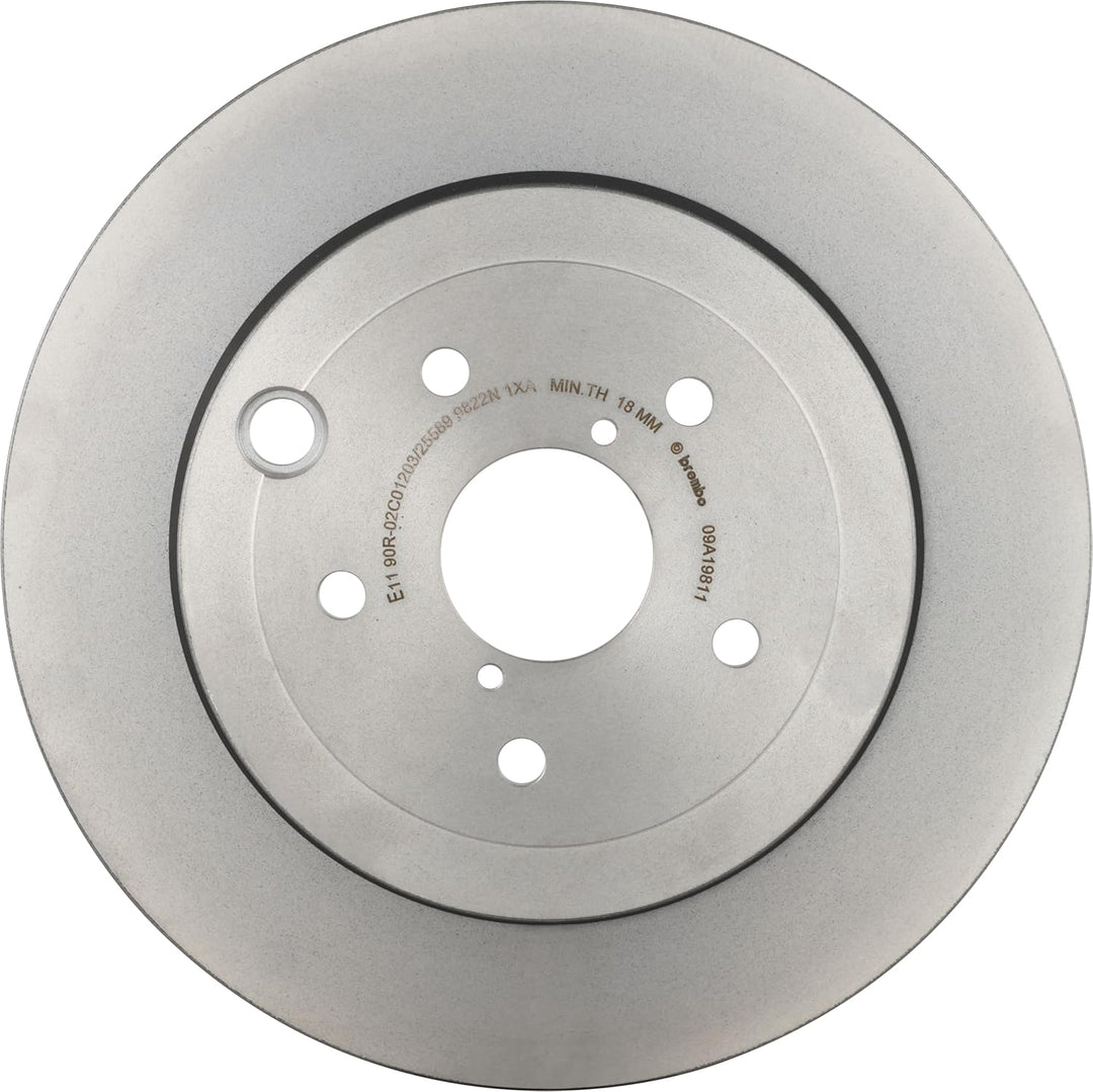 Brembo 09.A198.11 Hintere Bremsscheibe mit UV Lackierung, Anzahl 2