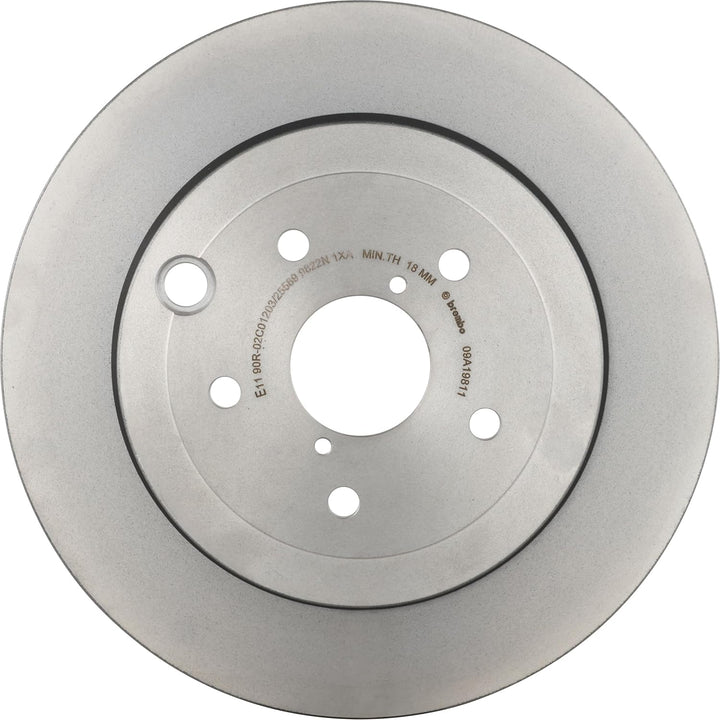 Brembo 09.A198.11 Hintere Bremsscheibe mit UV Lackierung, Anzahl 2