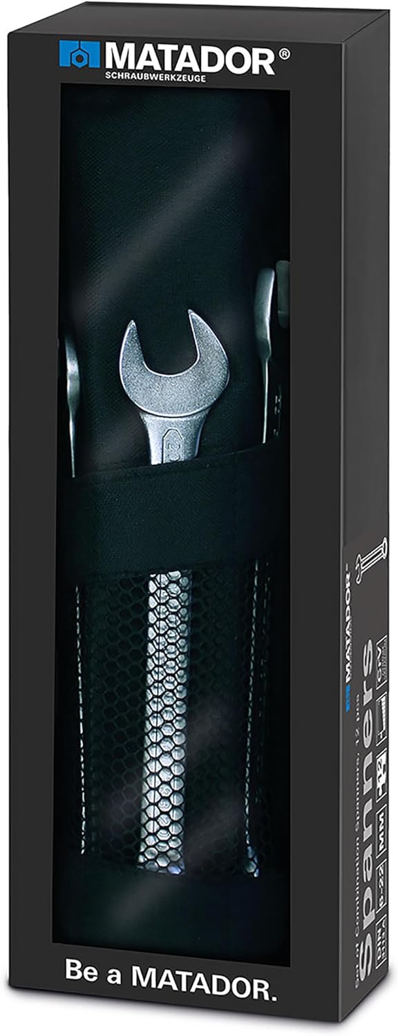 MATADOR Schraubwerkzeuge Ringmaulschlüssel-Satz, 12-tlg, 6-22 mm, 0185 9120 Metrisch 6 - 22 MM, Metr