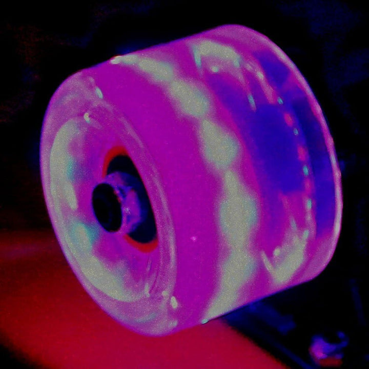 FunTomia Miniboard Cruiser Skateboard mit 70/65mm Big Wheel Rollen inkl. MACH1 Kugellager orange mit