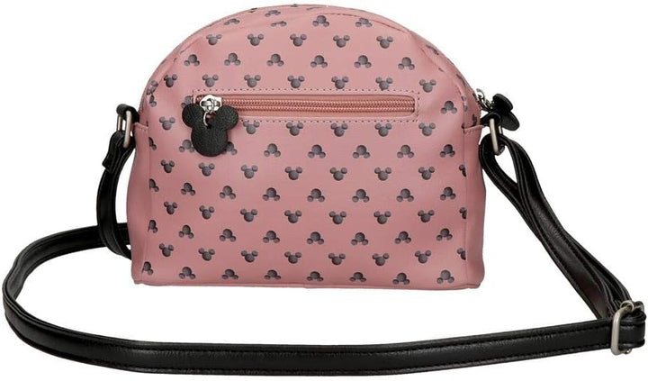 Disney Mickey The Blogger Umhängetasche Rosa 20,5x16,5x6 cms PVC und Polyester, Umhängetasche