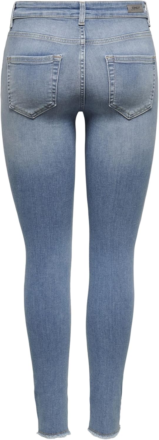 ONLY Damen Skinny Jeans XS Blau (Light Blue Denim), XS Blau (Light Blue Denim)