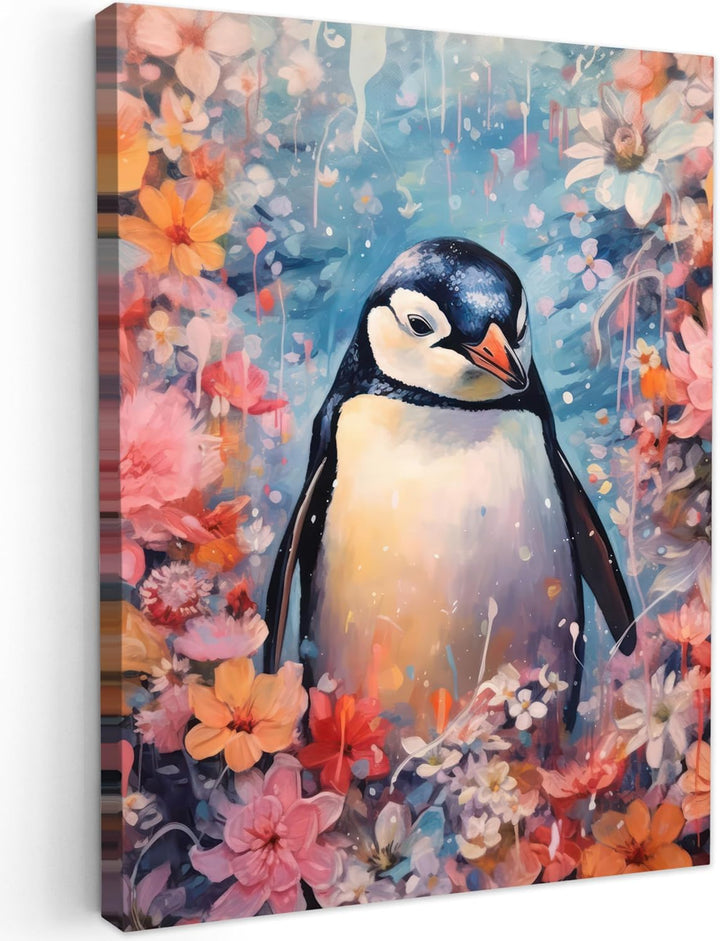 MuchoWow© Leinwand 60x80 cm Deko Schlafzimmer Aesthetic Leinwandbilder Wohnzimmer Gemälde Foto Gesch