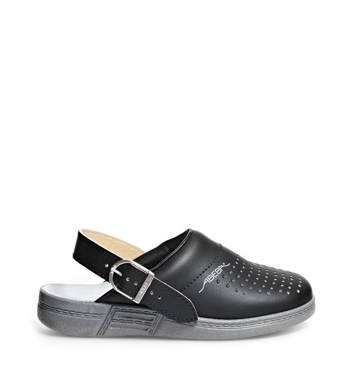 ABEBA 7030-35 Berufsschuh The Original - Arbeitsclog - Glattleder perforiert - Grösse: 35 - Farbe: S