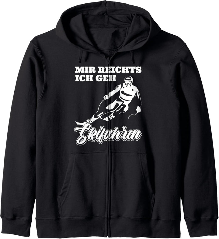 Lustiges mir reichts ich geh Skifahren Skisport Skifahrer Kapuzenjacke
