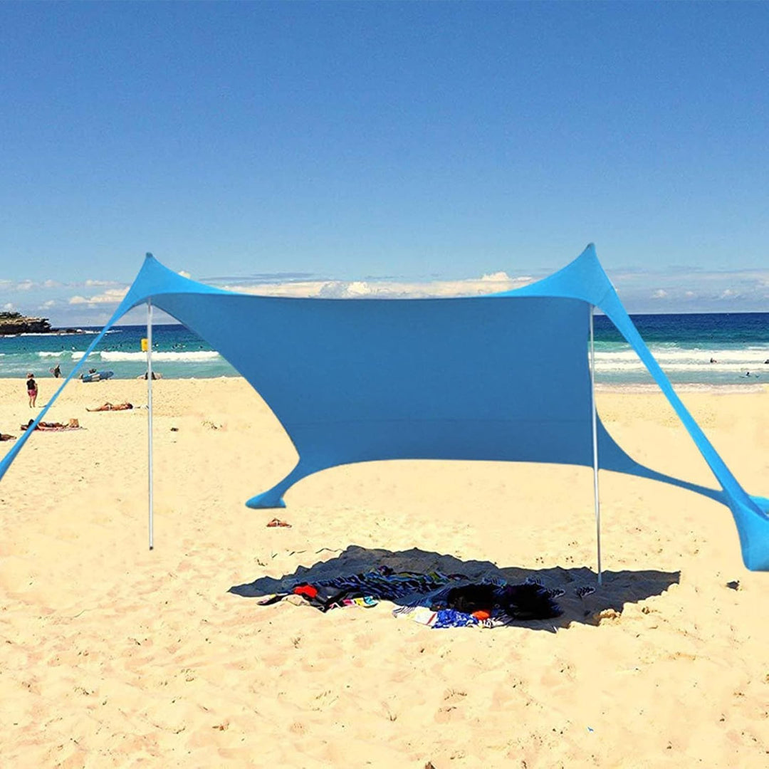 Schatten Zelt - 210 X 150 X 170cm Strandzelt Strandmuschel Beach StrandZelt Mit Sandsack Sonnensegel