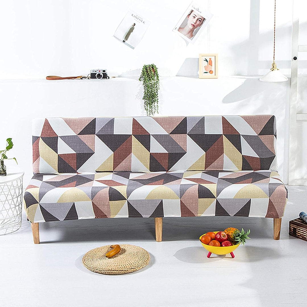 Stretch Schlafsofabezug, Schlafsofabezug Polyester Spandex Stretch Futon Schonbezug, klappbare armlo