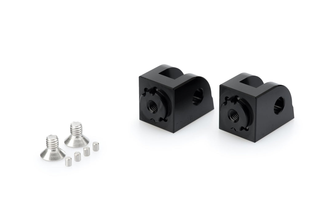 Puig 20318N Adapter Fussrasten- Gummipad 'adjustierbar Rider' passend für HONDA CBF600 Schwarz
