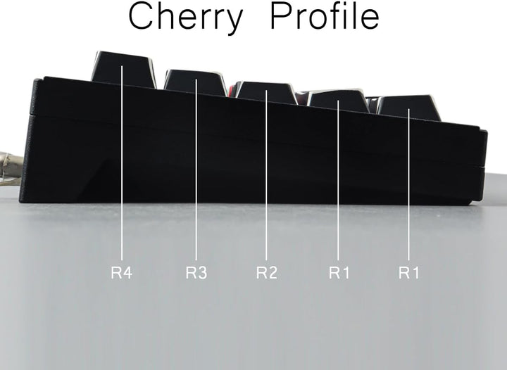 Sunzit PBT Custom Keycaps 128 Tasten Cherry Profil Dye-Sub Sketch Schwarz Tastenkappen Set Durchschi