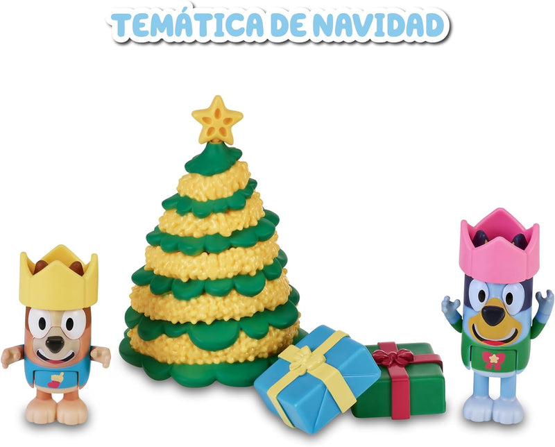Bluey - Adventskalender mit 24 Teilen, inkl. Figuren aus der Serie und Zubehör, für Jungen und Mädch