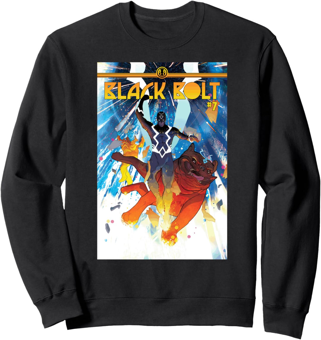Marvel Black Bolt #7 Comic Book Cover Sweatshirt