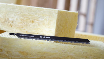 Bosch 3x PRO Fibre Insulation precise T1013AWP Stichsägeblatt (für Mineralwolle, Mineralwolle, Länge