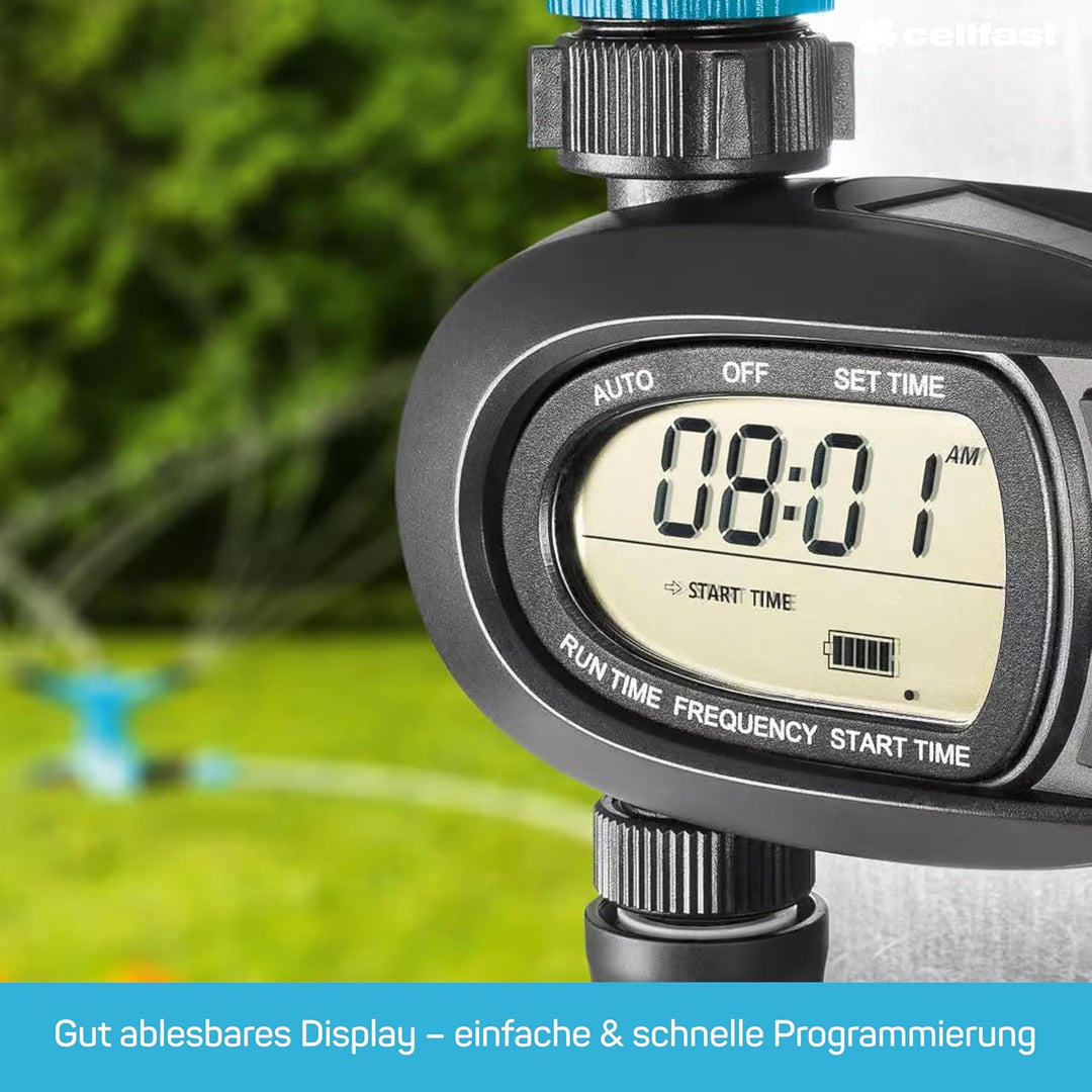 Cellfast Ergo Bewässerungssteuerung, schwarz/blau