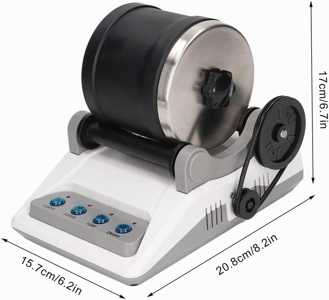Cocoarm Rock Tumbler Kit HS-403, Edelstein-Elektrospielzeug für und Erwachsene, Komplette Polierkörn