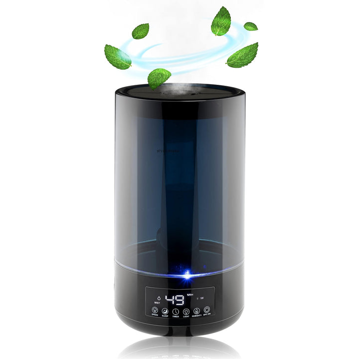 Grundig Luftbefeuchter und Aroma Diffuser 4,3L - Diffuser Ätherische Öle - Humidifier mit Hygrometer