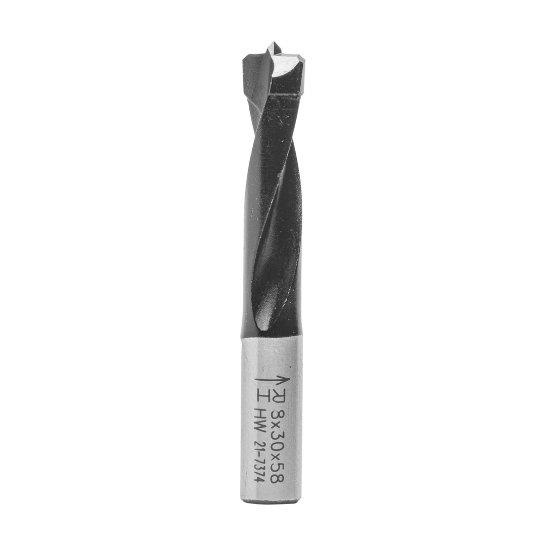 ENT 24028 Dübelbohrer HW, Schaft (S) 8 mm, Durchmesser (D) 8 mm, NL 30 mm, SL 20 mm, L 58 mm, für Ma
