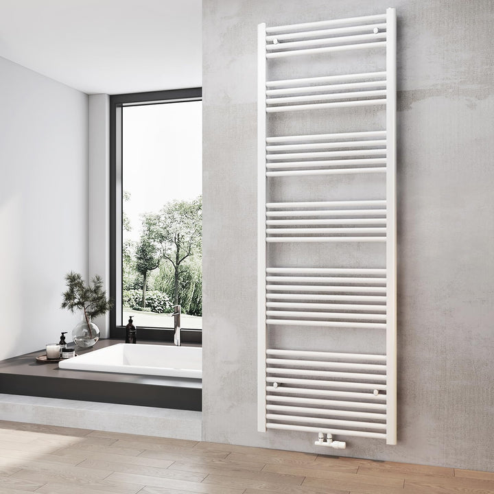 Heilmetz® Badheizkörper Weiss Handtuchtrockner Heizung 1800 x 600 mm Bad Heizkörper Handtuchheizkörp